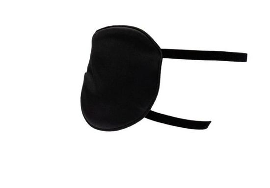 Image Title THIS IS SILK - Dual Strap Eye Mask in Noir
